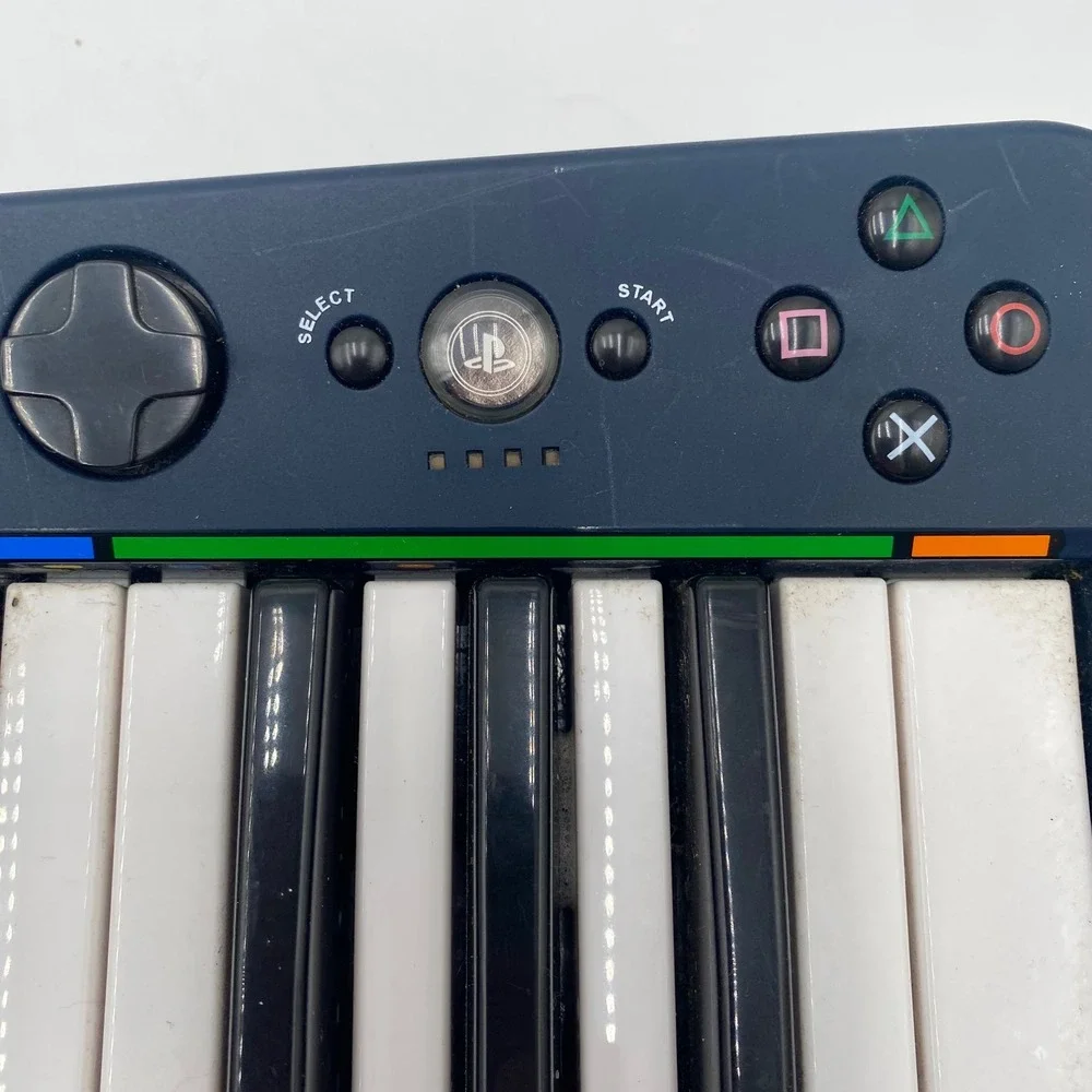 Rock Band 3 Mad Catz Wireless Keyboard ONLY Controller PS3 Blue Harmonix 97161